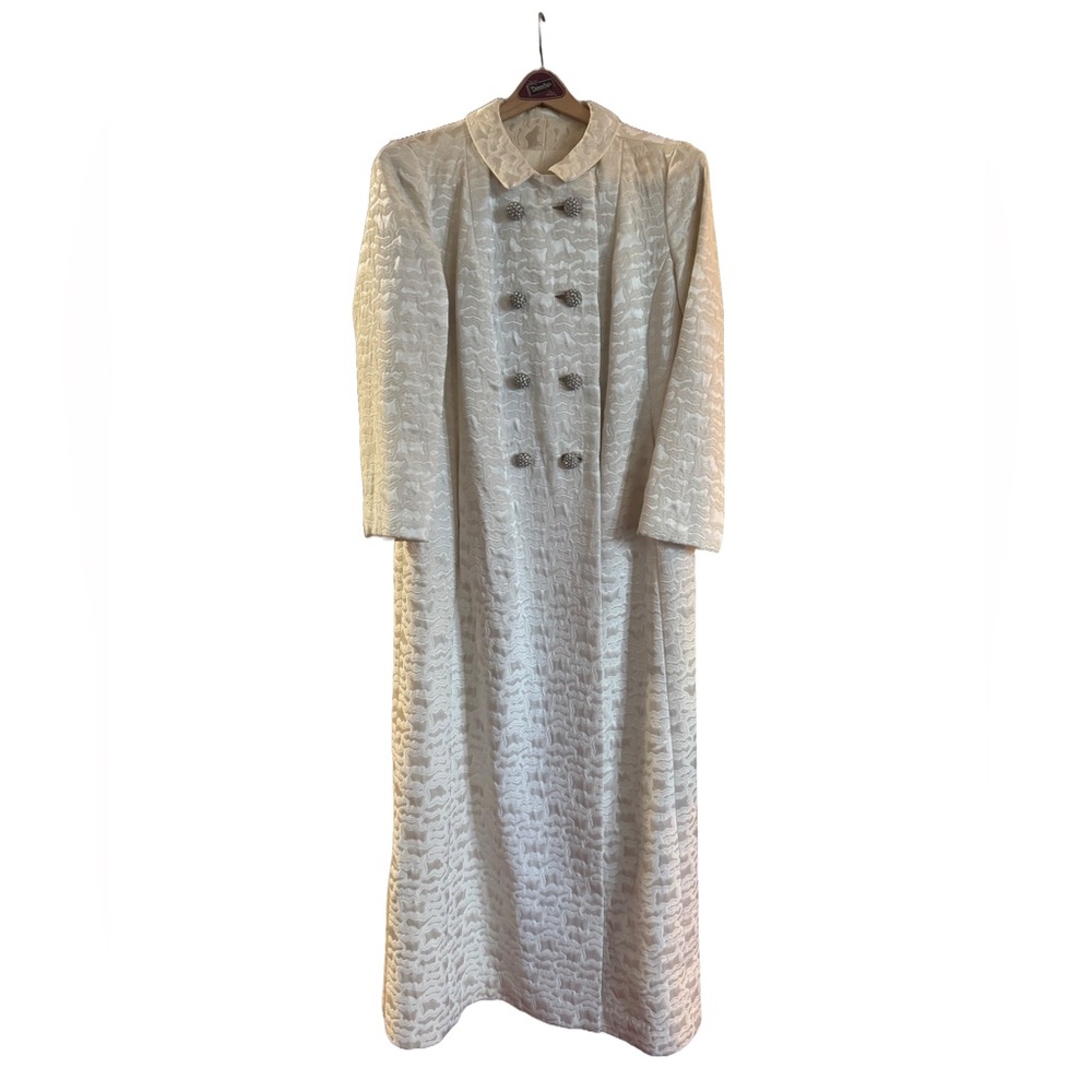 “Donnelly Fine Clothing” beautiful silk jacquard bridal jacket with silk lining